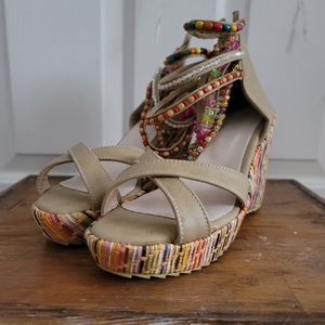 Resort Style Wedge Sandals